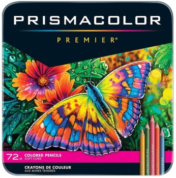 Le meilleur ensemble de crayons de couleur Prismacolor image 16 Kit de crayons de couleur Prismacolor Premier 72