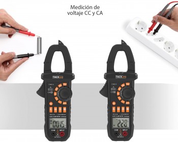 La mejor pinza amperimétrica es aquella que puede hacer medidas tanto de corriente alterna como corriente continua