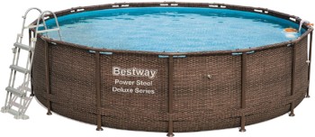 Piscinas desmontables tubulares Bestway Power Steel Diseño Rattan