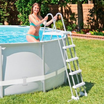 La mejor escalera para piscinas desmontables a la venta imagen 3 peso máximo de una escalera para piscinas desmontables