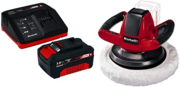 Kit cargador con batería y pulidora para coches Einhell Power X-Change