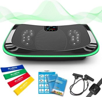 Plataforma vibratoria de fitness con triple motor 4D Bluefin