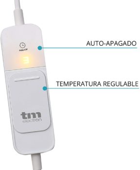 El apagado de seguridad te protege de accidentes si te quedas dormido con la almohadilla eléctrica encendida