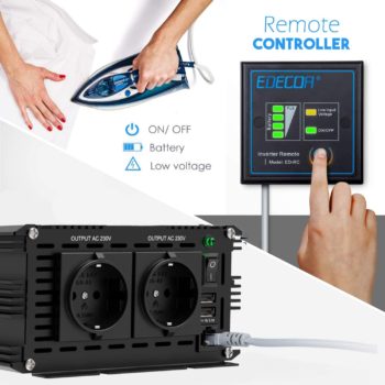 Inversor con control remoto. 