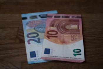 30 euros en billetes