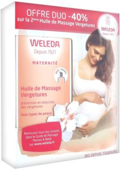 Aceite de masaje antiestrías para el embarazo Weleda
