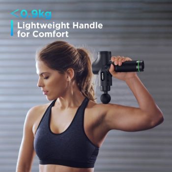 Pistola de masaje muscular: Guía detallada para comprar el mejor en 2021 imagen 19 Para mayor comodidad consigue una pistola de masaje muscular de máximo 1 kg de peso