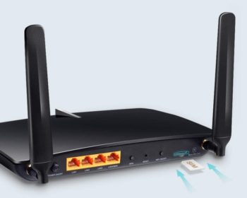 Router 4G fijo. 
