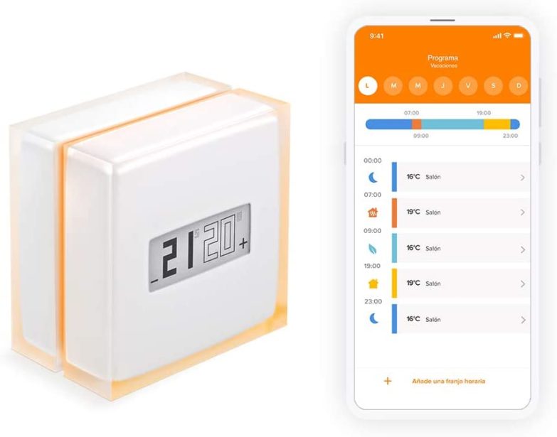 Netatmo termostato Wi-fi Inteligente para caldera individual NTH01-ES-EC