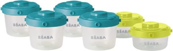 Set de 6 potes de conservación comida para bebés Béaba