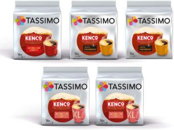 Set de cápsulas para cafetera Tassimo Kenco
