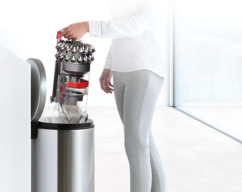 capacidad de depósito de la dyson cinetic big ball