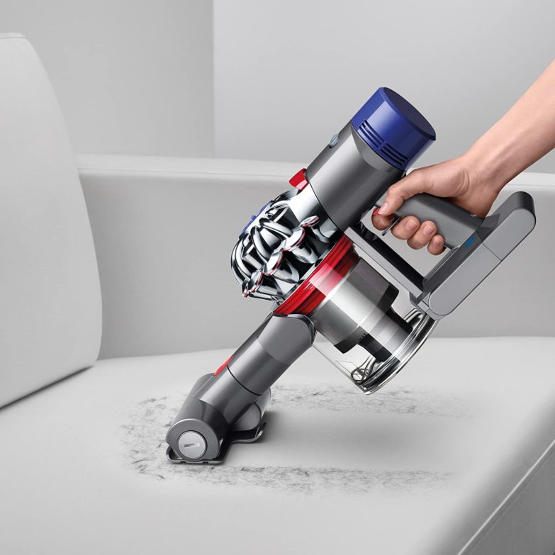 dyson v8 convertida en aspirador de mano