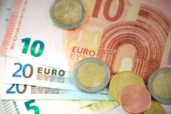 euros en billetes y monedas
