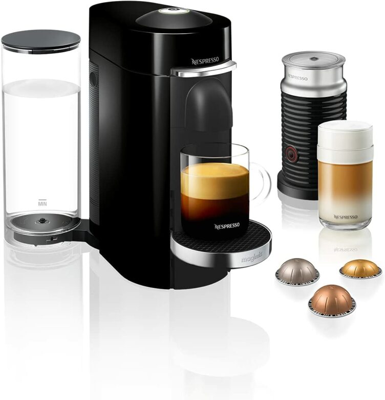 Cafetera Magimix Nespresso Vertuo Plus Deluxe D con Aeroccino