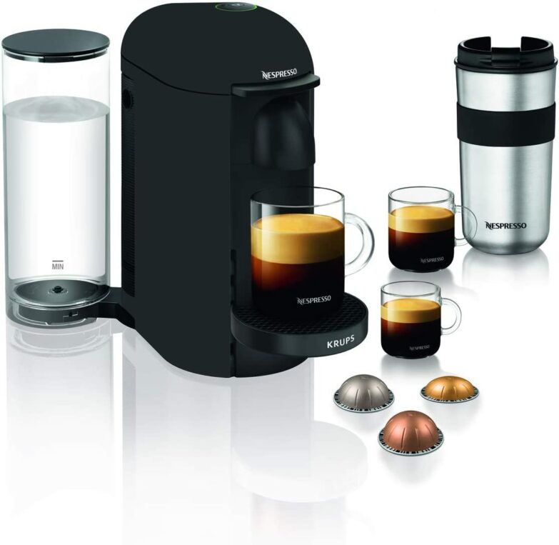 Cafetera Nespresso Krups Vertuo Plus Deluxe C