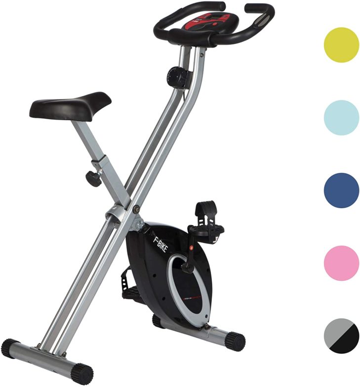 Bici plegable estática Ultrasport F-Bike Advanced LCD Hometrainer