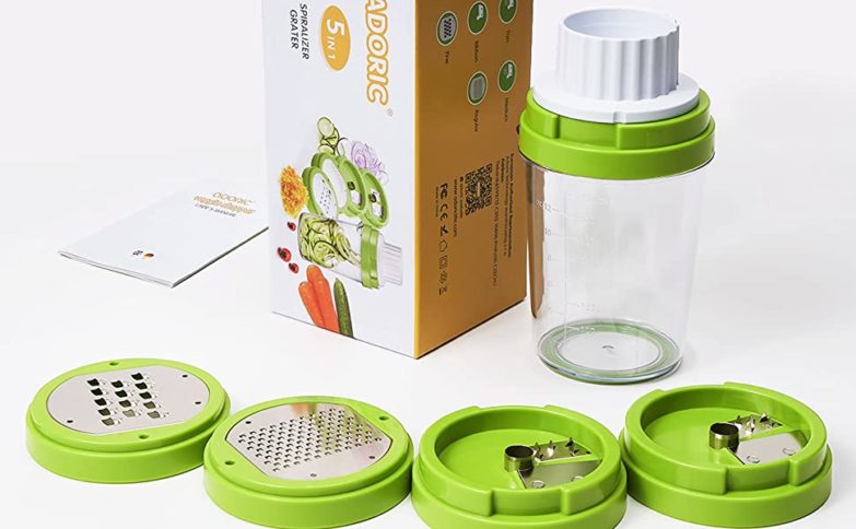 Encuentra el mejor cortador de verduras espiralizador para realzar tus platos imagen 16 Materiales de espiralizador