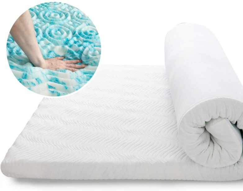 Topper de colchón viscoelástico Bedsure