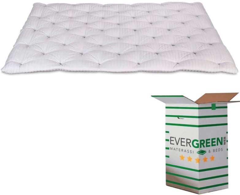 Topper para colchón de latex matrimonial EvergreenWeb