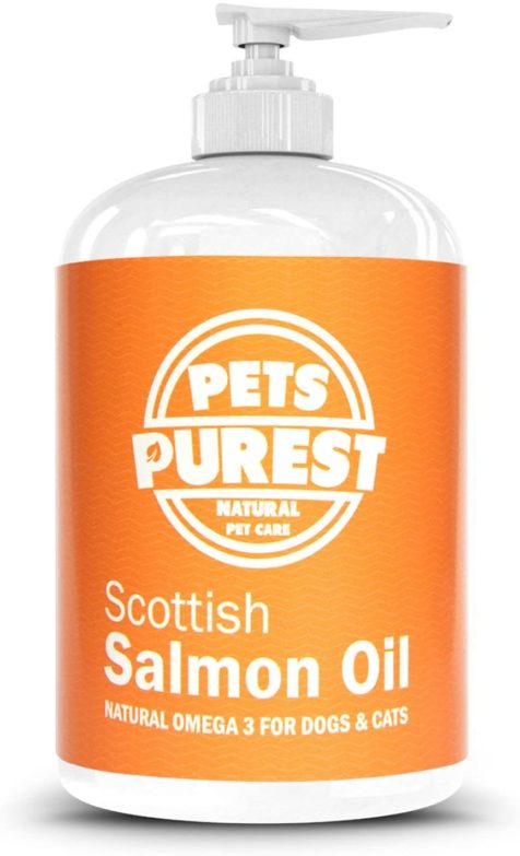 Aceite de salmón escocés puro Pets Purest Premium 100% Natural
