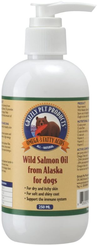 Aceite de salmón puro Grizzly