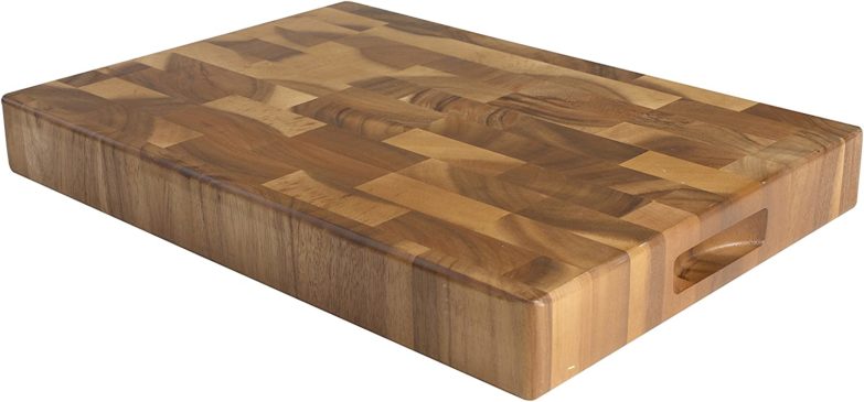 Tabla de cortar rectangular de madera de acacia T&G Tuscany