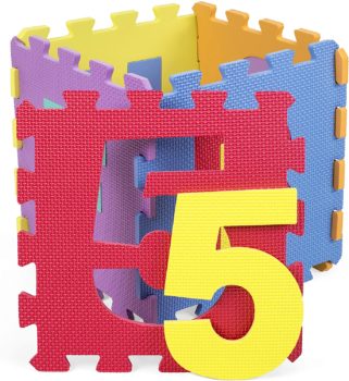 Guía para comprar la mejor alfombra de puzzle para bebé imagen 18 puzzle con números