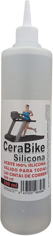 Lubricante para cintas de correr y andar CeraBike Silicona 100%