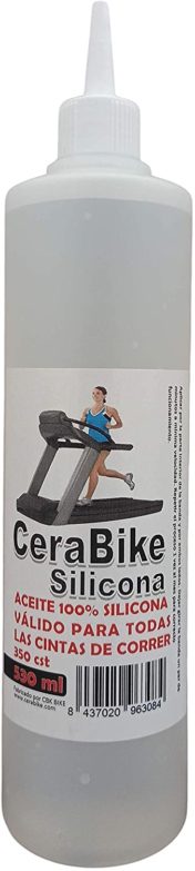 Lubricante para cintas de correr y andar CeraBike Silicona 100%