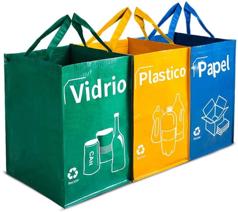 Pack de 3 bolsas de basura de reciclaje Opret