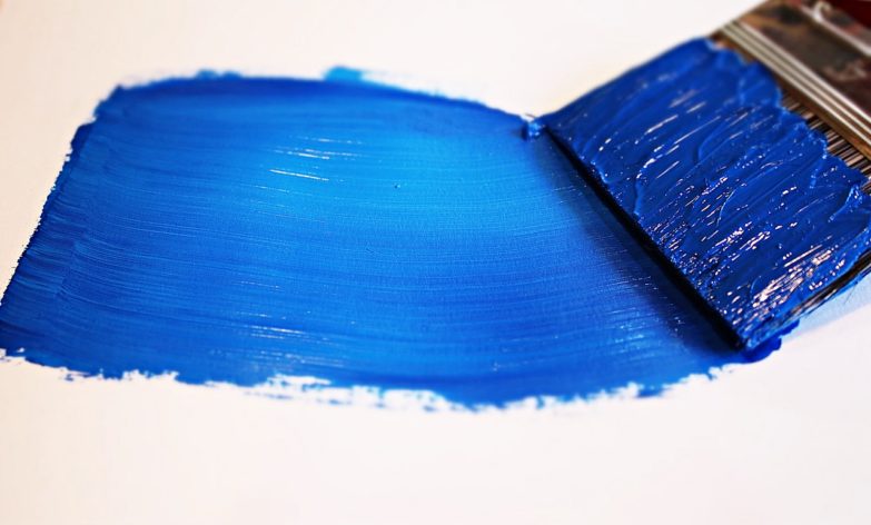 Pintura azul