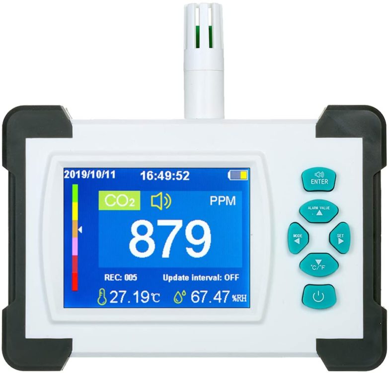 Aparato para medir CO2 KKmoon 