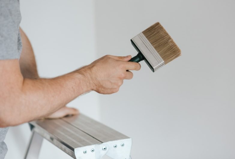 Escalera para pintar