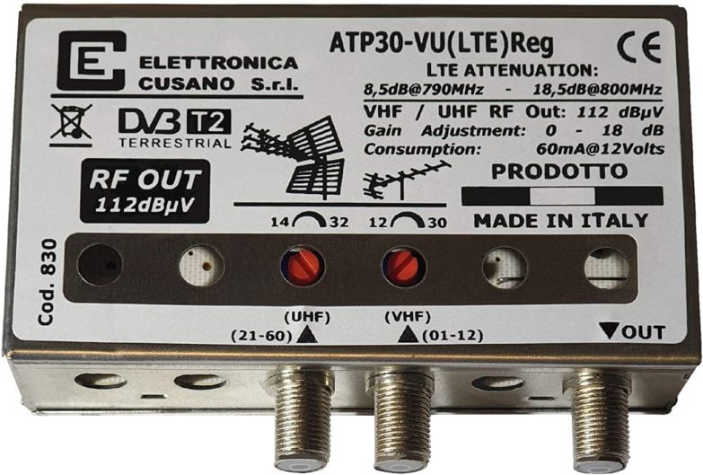 Antena de TV de interiores con amplificador se señal — LST