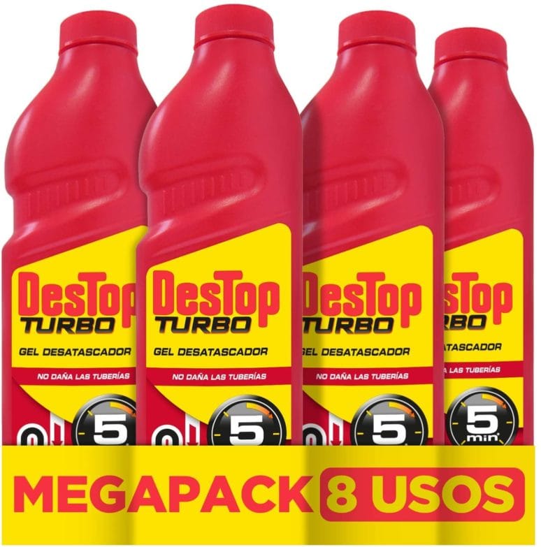 Desatascador para tuberías superconcentrado formato gel Destop Turbo