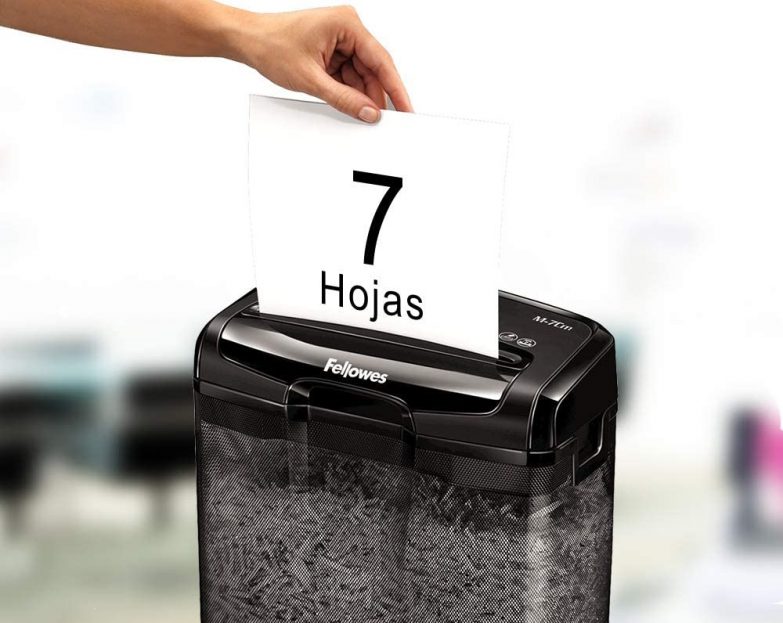 Trituradora Fellowes de 7 hojas