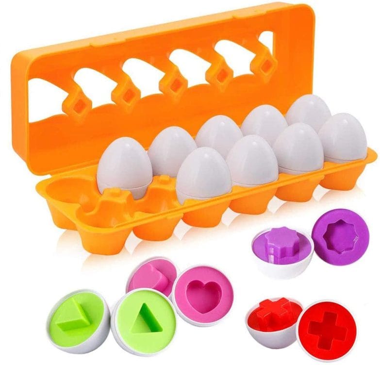 Huevos encajables rompecabezas Montessori de BYBOT